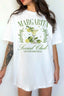 MARGARITA SOCIAL CLUB OVERSIZED GRAPHIC TEE - Premium  from ALPHIA - Just $41.60! Shop now at Alexi and Gray