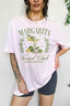 MARGARITA SOCIAL CLUB OVERSIZED GRAPHIC TEE - Premium  from ALPHIA - Just $41.60! Shop now at Alexi and Gray