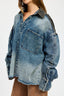 OVERSIZED DENIM JACKET WITH BUTTONS - Premium  from Emory Park - Just $68.10! Shop now at Alexi and Gray