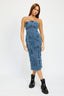 TUBE FRAYED SEAM MIDI DRESS - Premium  from Emory Park - Just $59! Shop now at Alexi and Gray