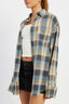 ACID WASH FLANNEL SHIRT - Premium  from Emory Park - Just $39.25! Shop now at Alexi and Gray