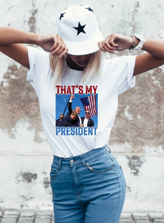 That's My President Trump Softstyle Graphic - Premium  from Ocean and 7th - Just $28.60! Shop now at Alexi and Gray