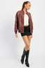 VINTAGE LEATHER BOMBER JACKET - Premium  from Emory Park - Just $65.50! Shop now at Alexi and Gray