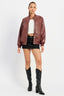 VINTAGE LEATHER BOMBER JACKET - Premium  from Emory Park - Just $65.50! Shop now at Alexi and Gray