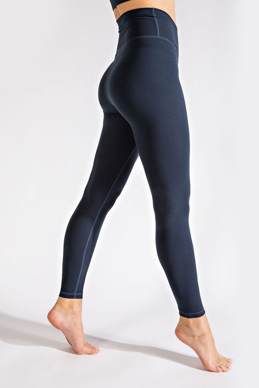 V Waist Full Length Leggings - Premium  from Rae Mode - Just $23.30! Shop now at Alexi and Gray