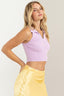 Sleeveless Collared Crop Knit Top - Premium  from HYFVE - Just $25.80! Shop now at Alexi and Gray