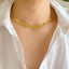 Braided Herringbone Chain Necklace - Premium  from Ellison and Young - Just $24.95! Shop now at Alexi and Gray