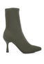 Zudio Solid Mid Heel Sock Boots - Premium  from Rag Company - Just $56.64! Shop now at Alexi and Gray