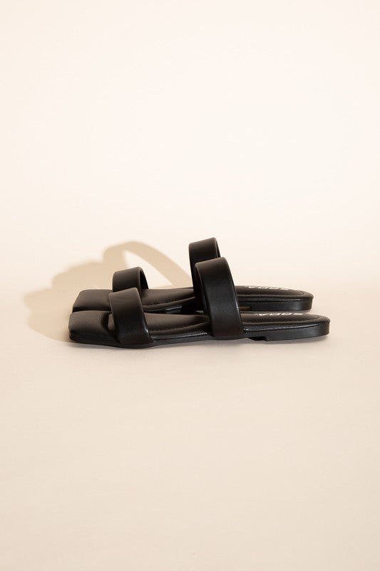 RAMSEY-S Double Strap Slides - Premium  from Fortune Dynamic - Just $36.54! Shop now at Alexi and Gray