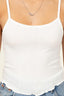 Lettuce Hem Crop Cami Top - Premium  from HYFVE - Just $13.60! Shop now at Alexi and Gray