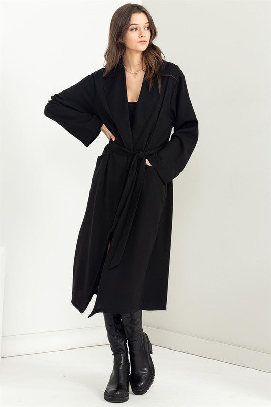 Keep Me Close Belted Women's Trench Coat - Premium  from HYFVE - Just $42.80! Shop now at Alexi and Gray