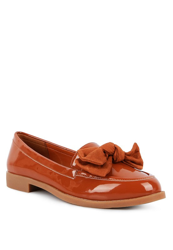 BOWBERRY BOW-TIE PATENT LOAFERS - Premium  from Rag Company - Just $40.24! Shop now at Alexi and Gray