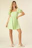 TIE BACK PUFF SLEEVE DRESS - Premium  from Lilou - Just $25.86! Shop now at Alexi and Gray