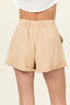 Pleated Cuff Hem Shorts - Premium  from HYFVE - Just $28.84! Shop now at Alexi and Gray