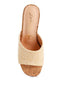 Addie Raffia Slip On Sandals - Premium  from Rag Company - Just $18.16! Shop now at Alexi and Gray