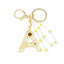 Baby Daisy Initial Key Chain - Premium  from Ellison and Young - Just $18.45! Shop now at Alexi and Gray