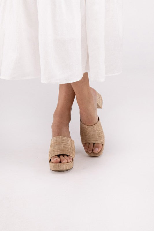 ZAFER-Nat Mules - Premium  from Fortune Dynamic - Just $21.68! Shop now at Alexi and Gray