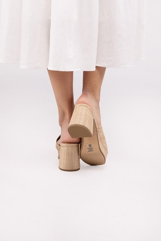ZAFER-Nat Mules - Premium  from Fortune Dynamic - Just $21.68! Shop now at Alexi and Gray