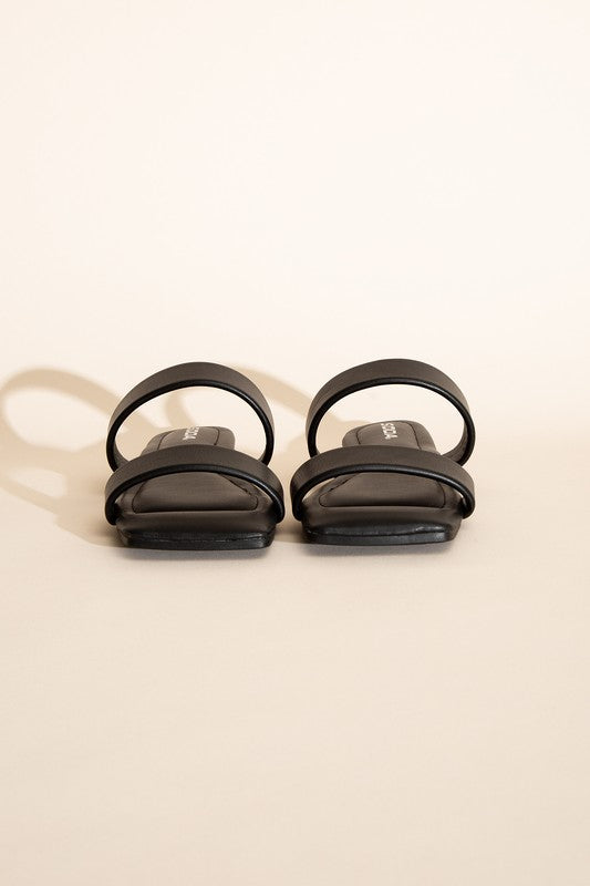 RAMSEY-S Double Strap Slides - Premium  from Fortune Dynamic - Just $36.54! Shop now at Alexi and Gray