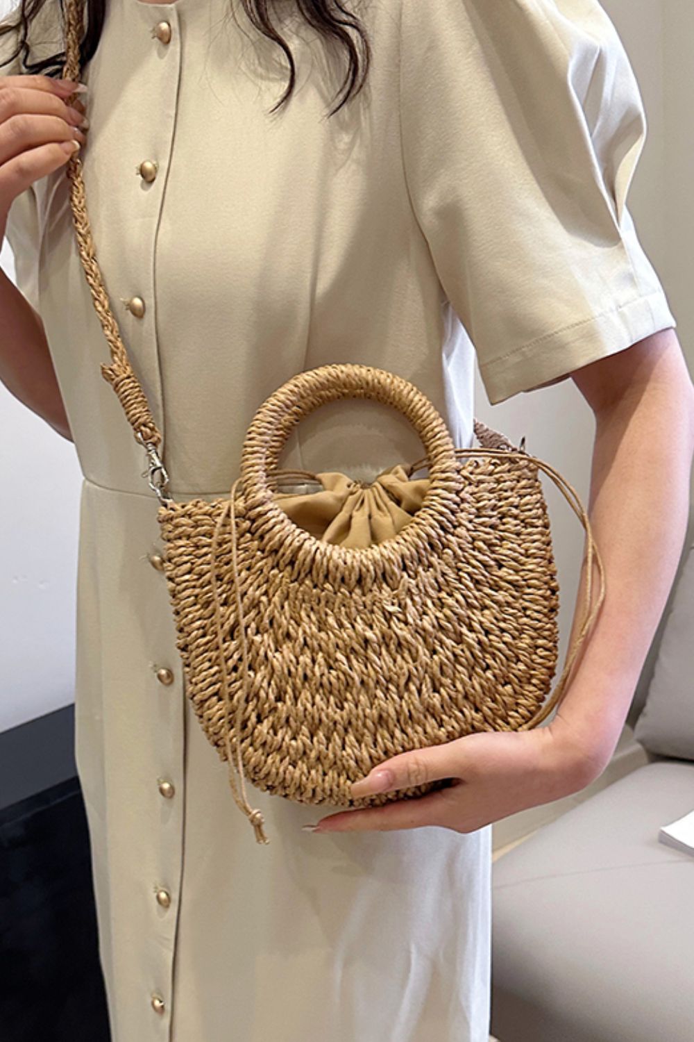 Crochet Crossbody Bag - Premium  from Alexi and Gray - Just $22.00! Shop now at Alexi and Gray