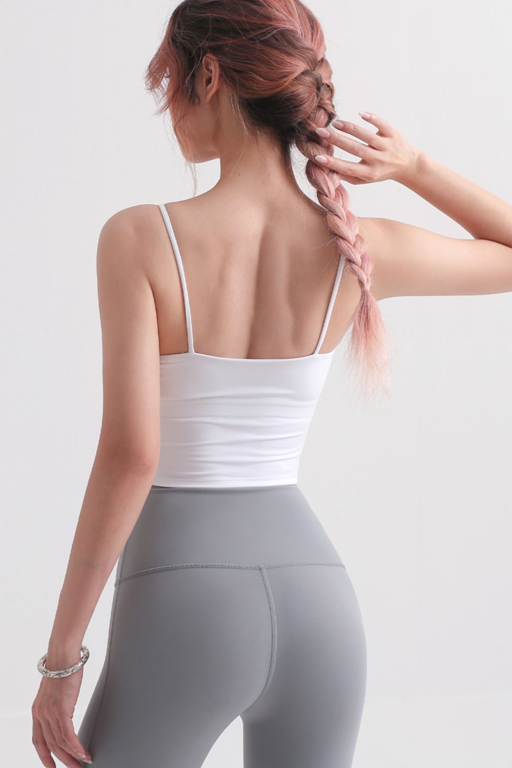 Scoop Neck Sports Cami - Premium  from Trendsi - Just $33.00! Shop now at Alexi and Gray