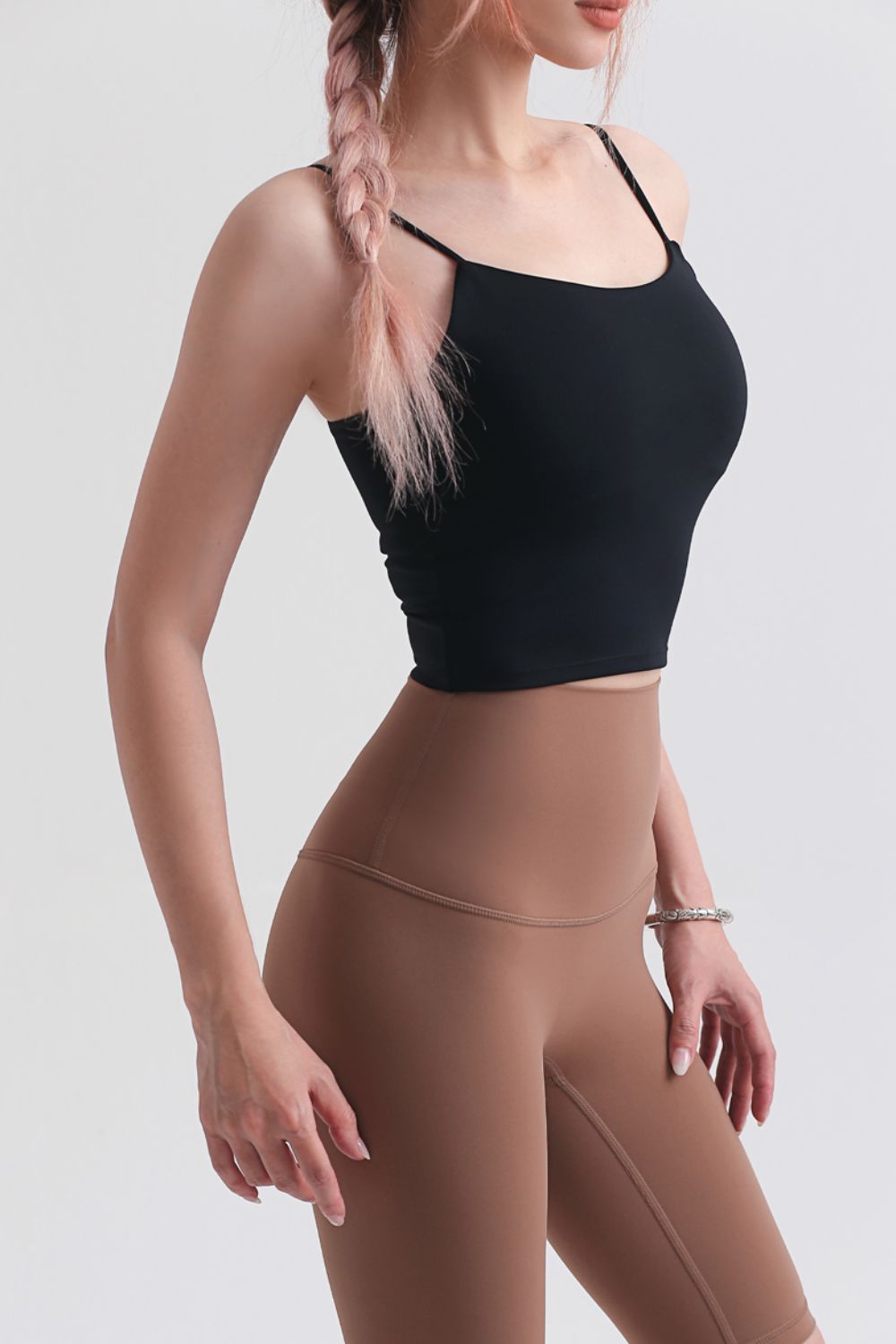 Scoop Neck Sports Cami - Premium  from Trendsi - Just $33.00! Shop now at Alexi and Gray