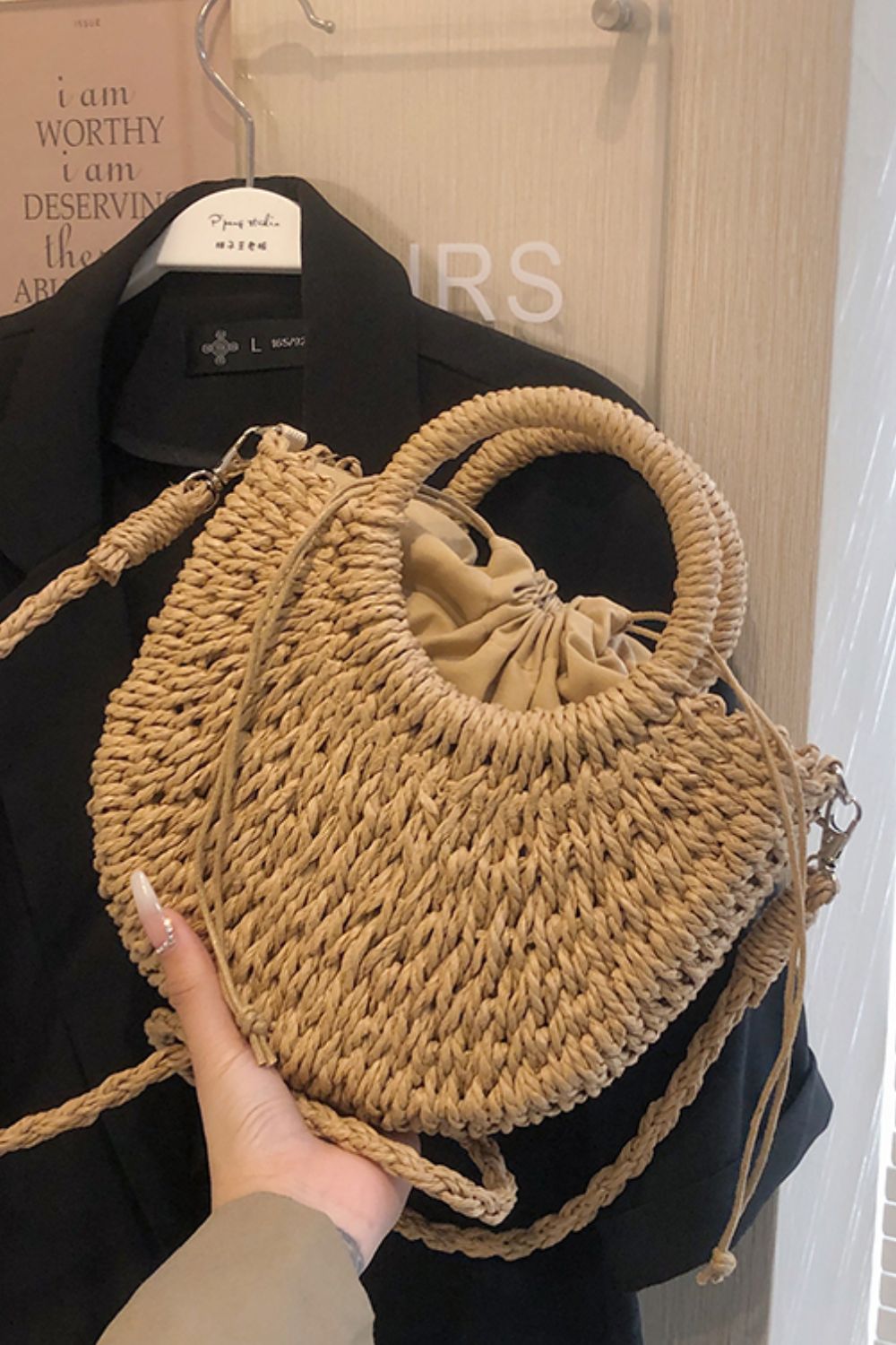 Crochet Crossbody Bag - Premium  from Alexi and Gray - Just $22.00! Shop now at Alexi and Gray